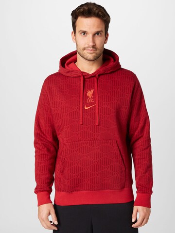 Sweat de sport NIKE en rouge : devant