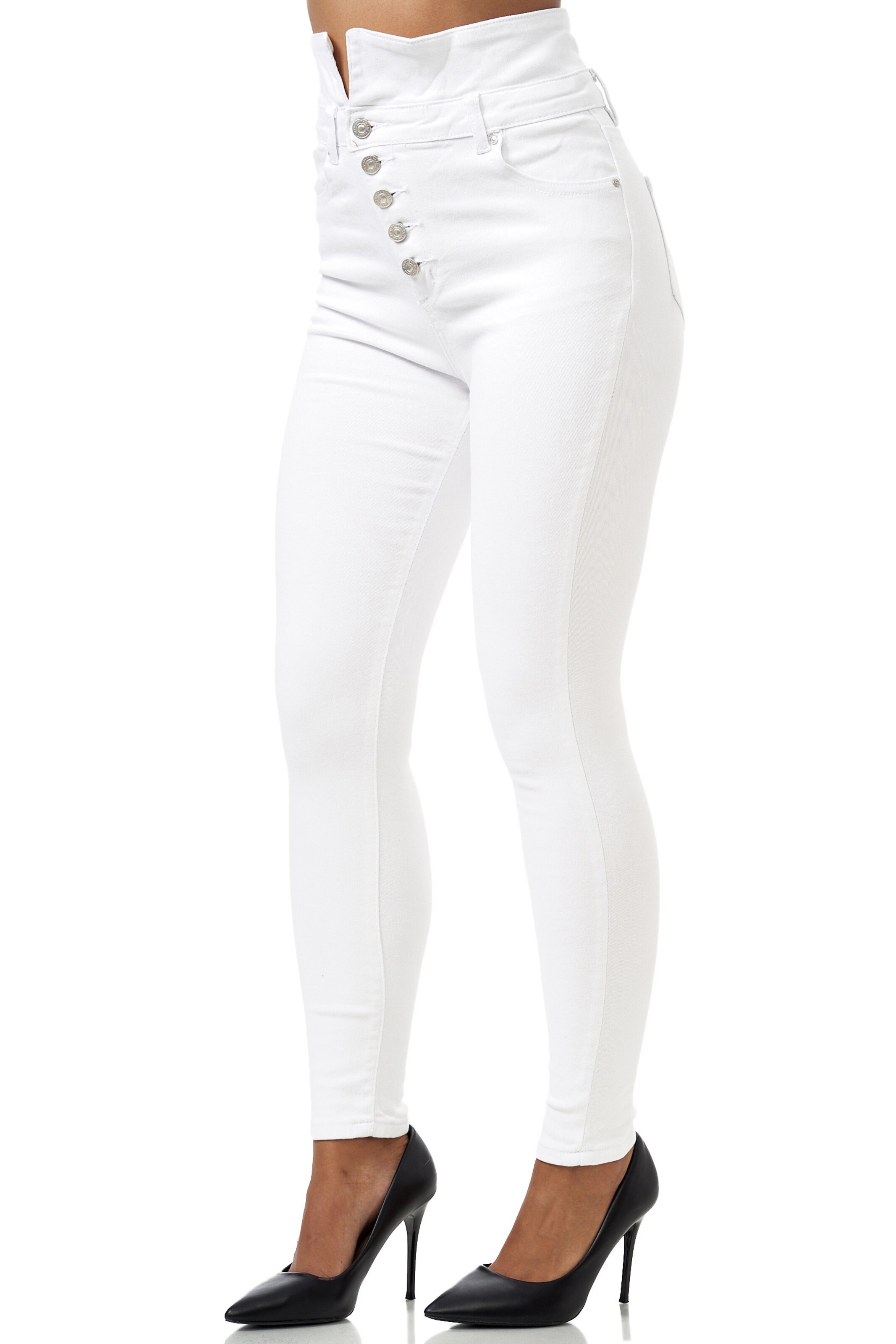 Skinny Jean Elara en blanc