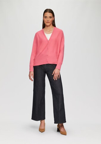 s.Oliver BLACK LABEL Strickjacke in Orange: Vorderseite