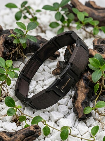 Holzwerk Bracelet 'SCHILFSEE' in Black