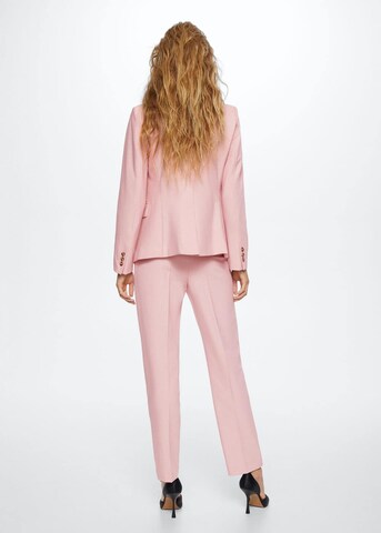 MANGO Loose fit Pleated Pants 'borevi' in Pink