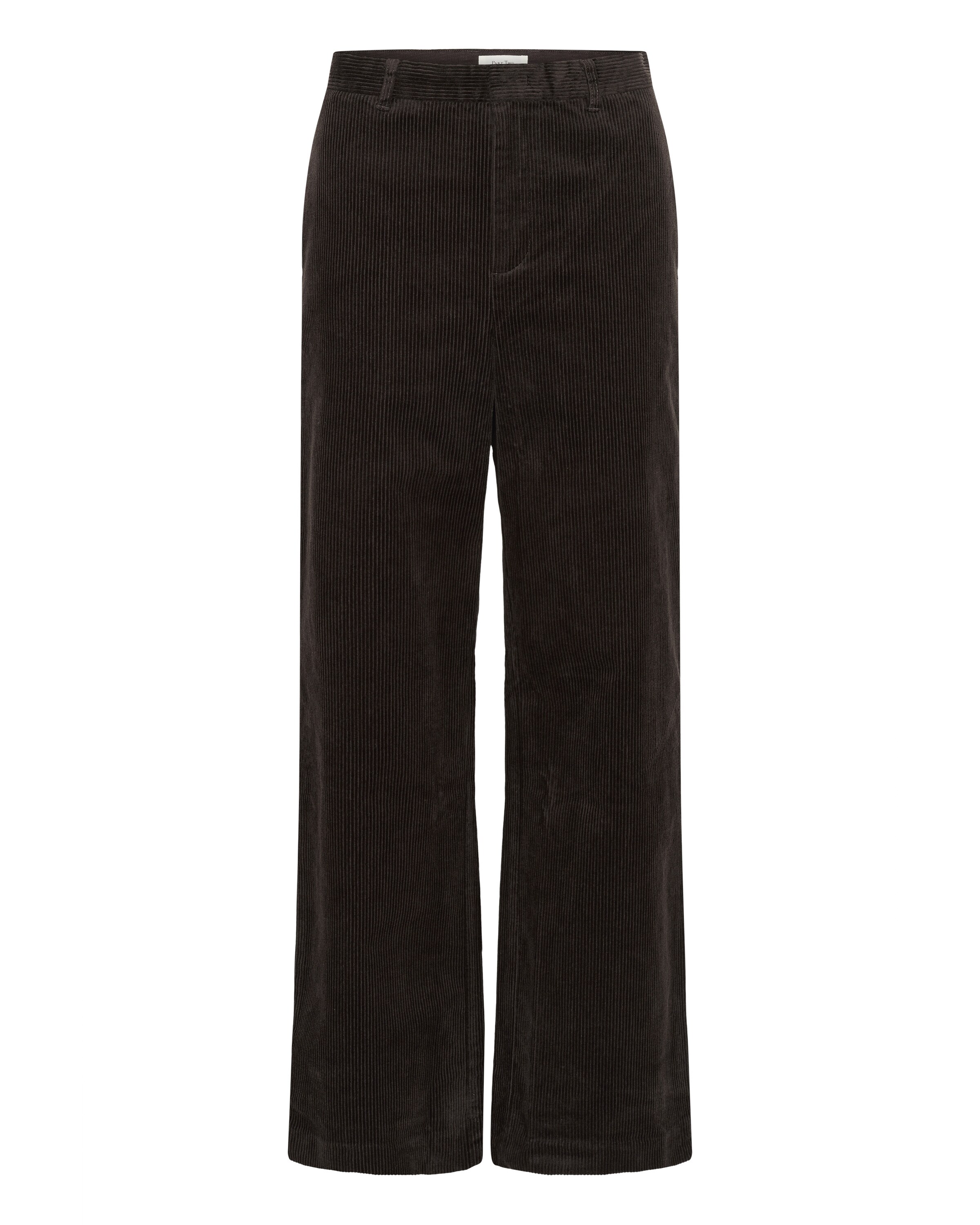 Part Two Hose 'Clarisse' in Braun: Vorderseite