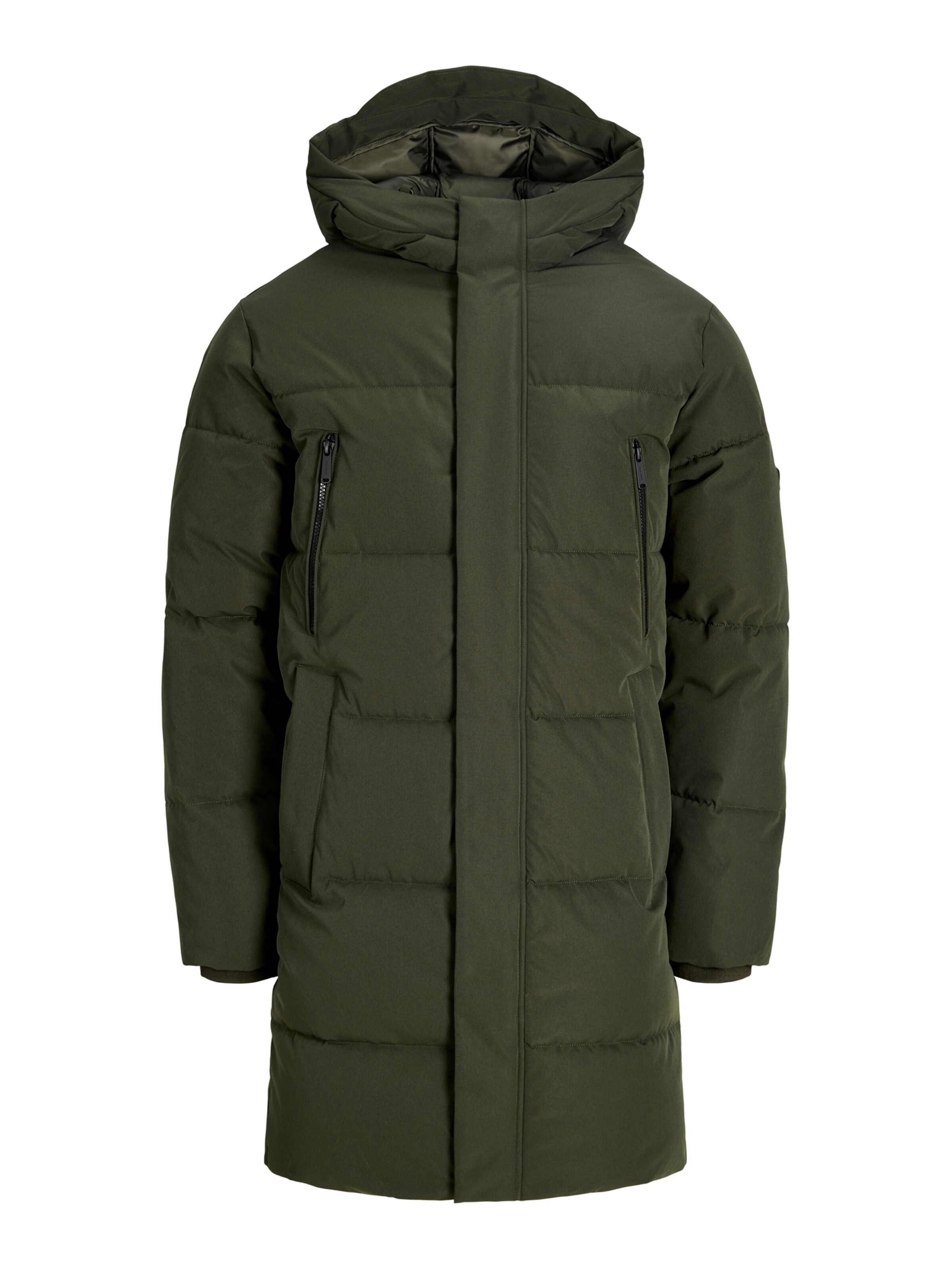 JACK & JONES Veste d’hiver 'JJEBECKS' en S en vert foncé, Vue avec produit
