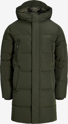 Veste d’hiver 'JJEBECKS' JACK & JONES en vert : devant
