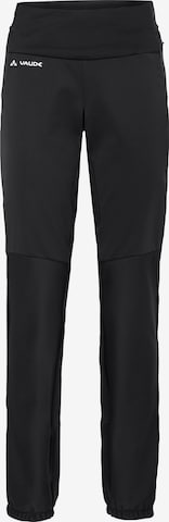 VAUDE Tapered Sporthose 'Larice' in Schwarz: Vorderseite