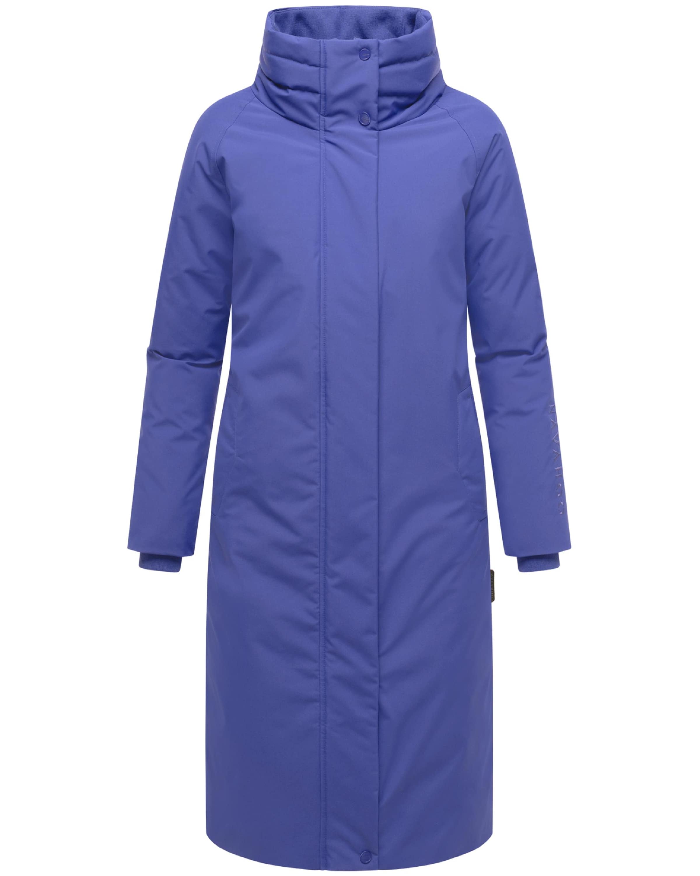 NAVAHOOZimski kaput 'Traumblüte 14' - ljubičasta boja: prednji dio