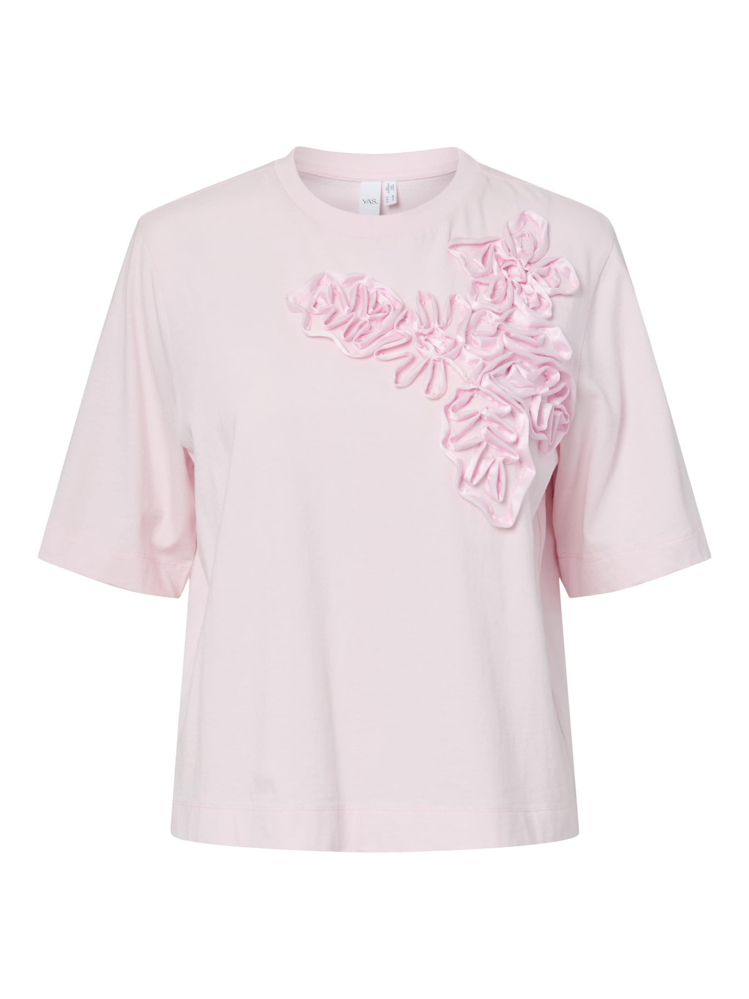 T-shirt 'YASVisely' YAS en rose : devant