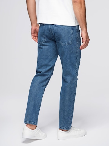 Ombre Tapered Jeans in Blue
