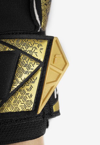 REUSCH Athletic Gloves 'Attrakt Gold X Evolution Cut Finger Support' in Gold