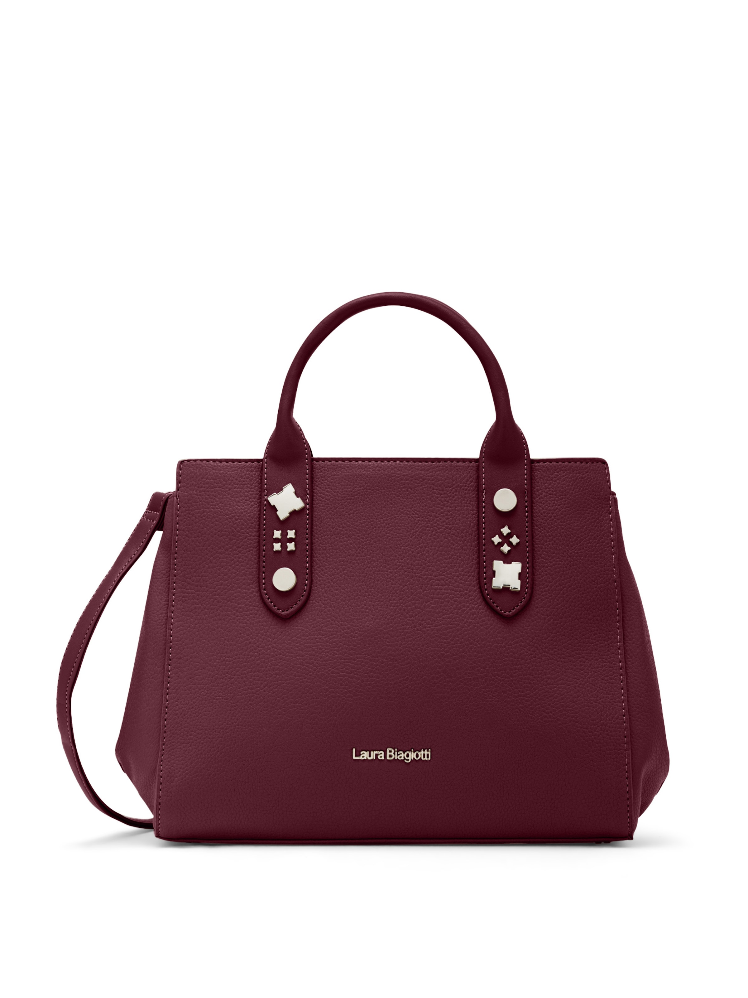 Borsa a mano 'Saraby 1' di Laura Biagiotti in rosso: frontale