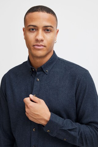 BLEND Regular fit Button Up Shirt 'Burley' in Blue