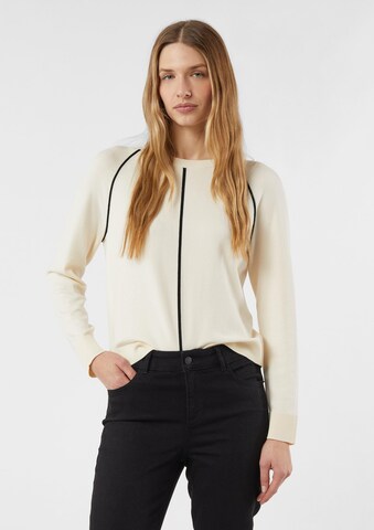 COMMA Trui in Beige: voorkant