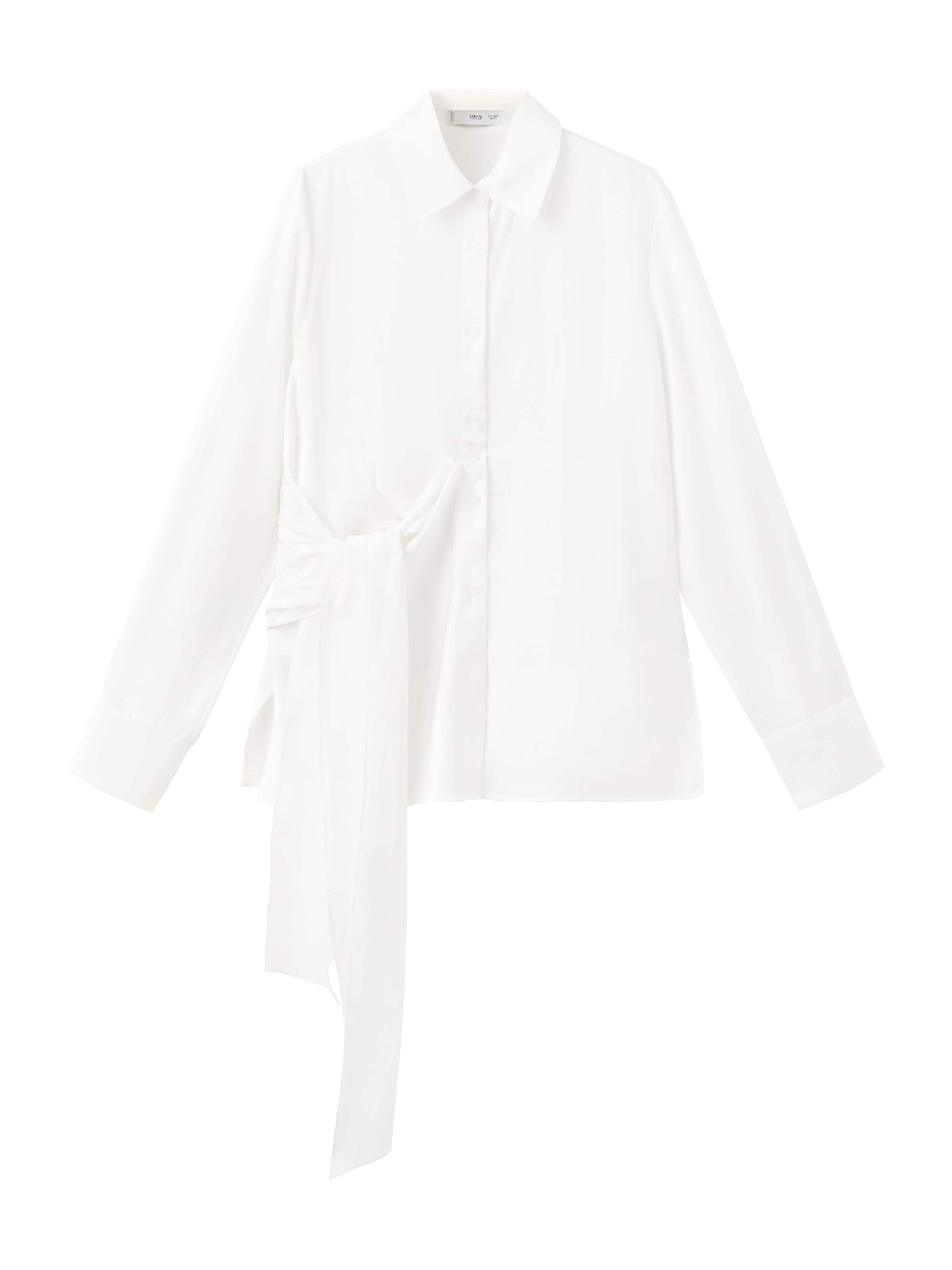 MANGO Bluse 'BLANCA' in Weiß: Vorderseite