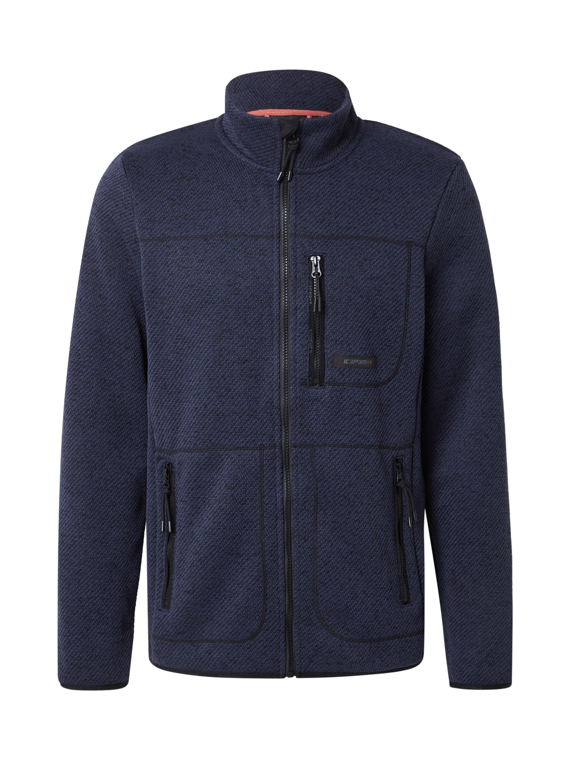 ICEPEAK Fleece jacket in Blue: front