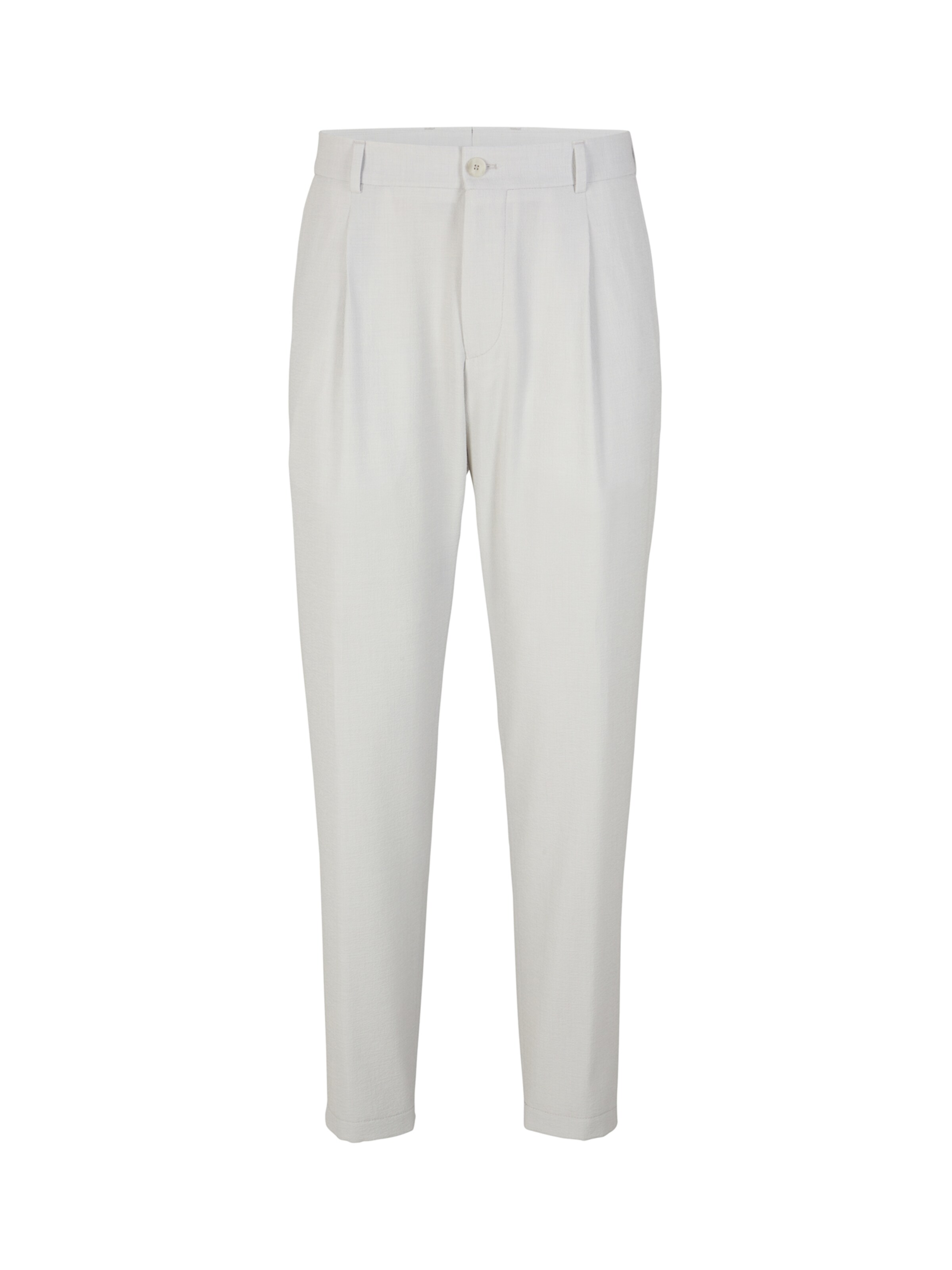 STRELLSON Regular Bandplooibroek 'Lois' in Grijs: voorkant