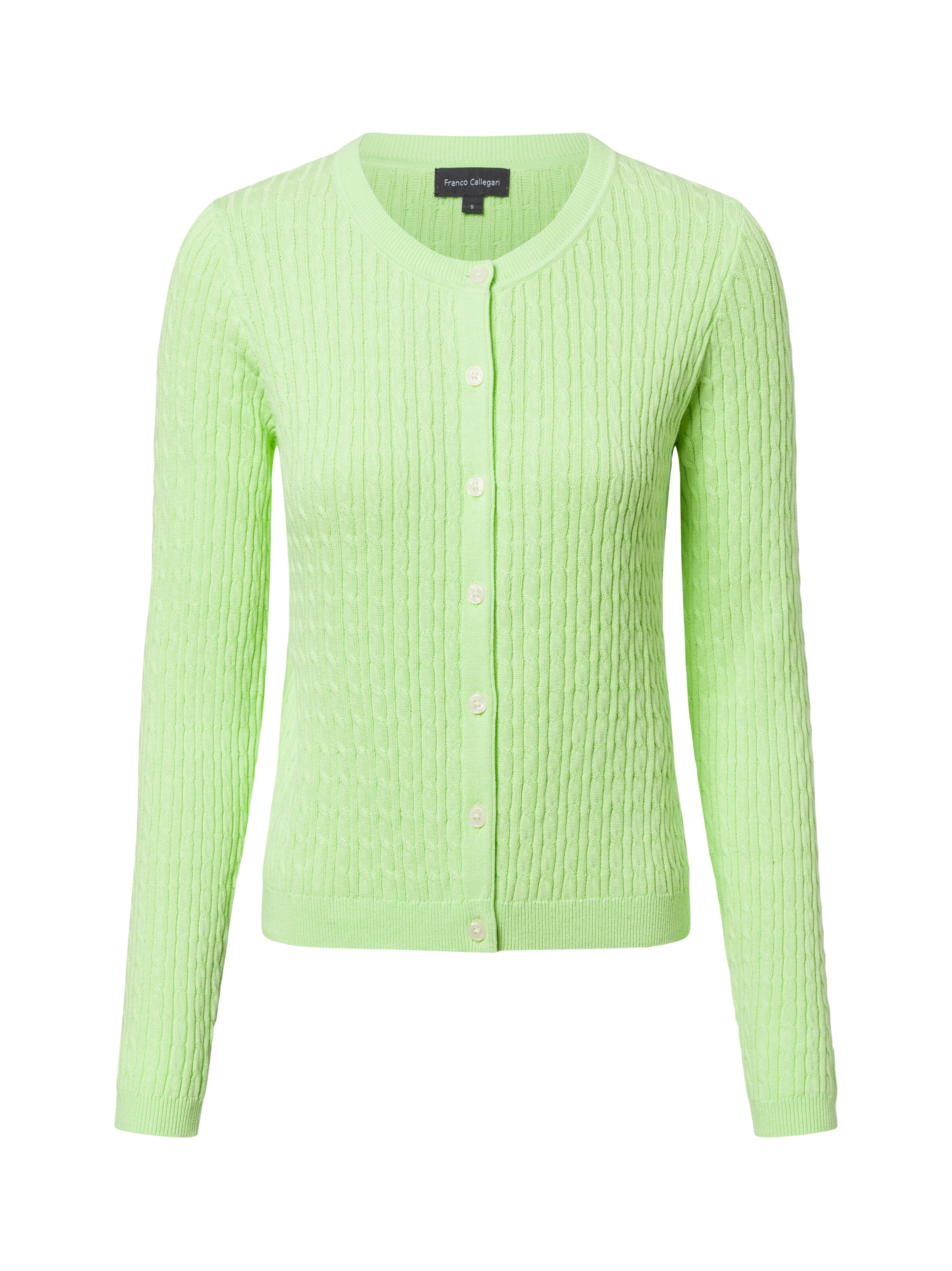 Pull-over Franco Callegari en vert : devant