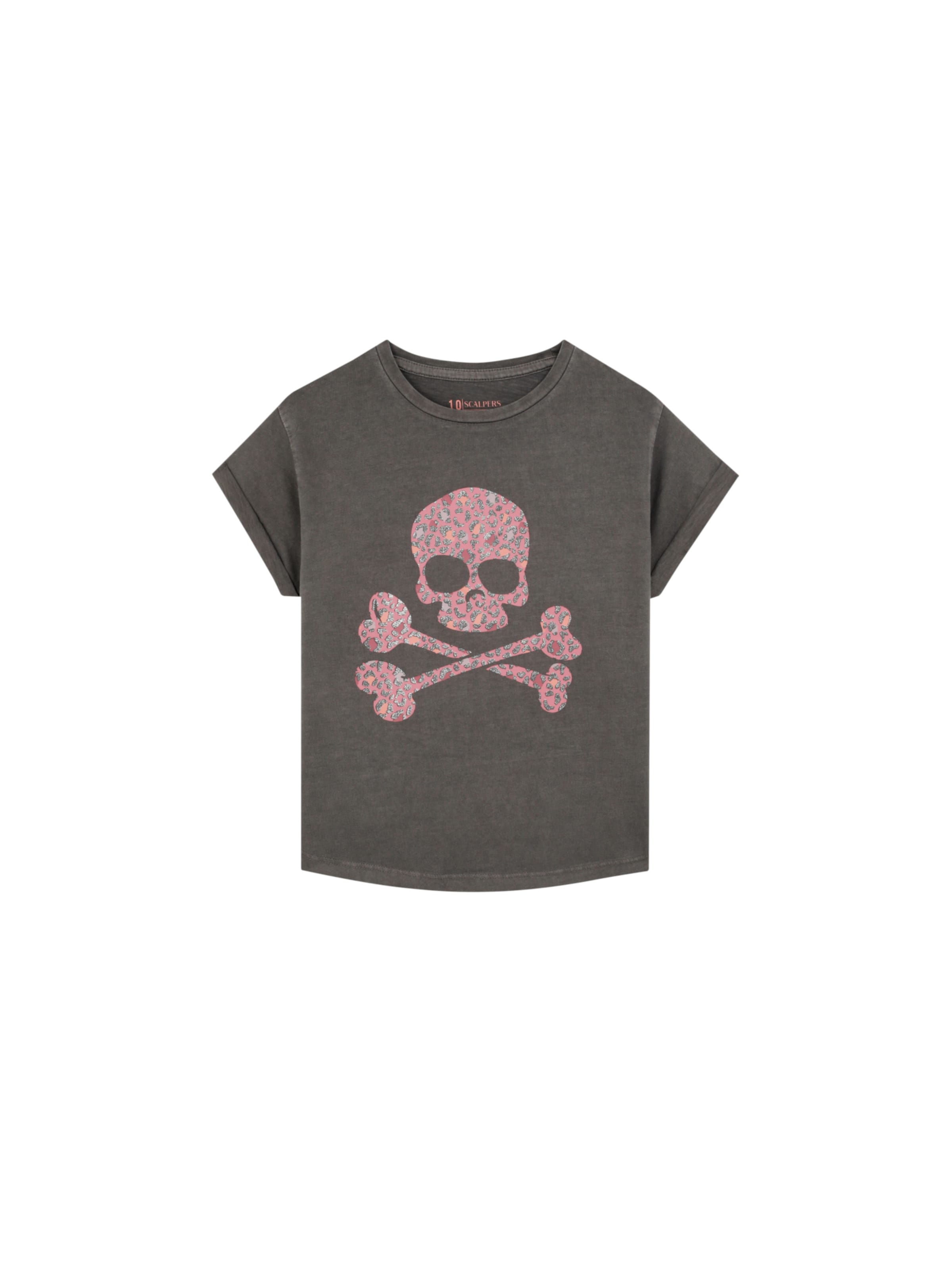 Scalpers Funkcionalna majica &#x27; &#x27; | črna barva: sprednja stran