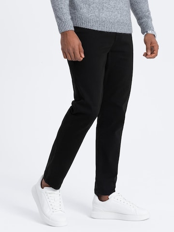 Ombre Slimfit Chino in Zwart