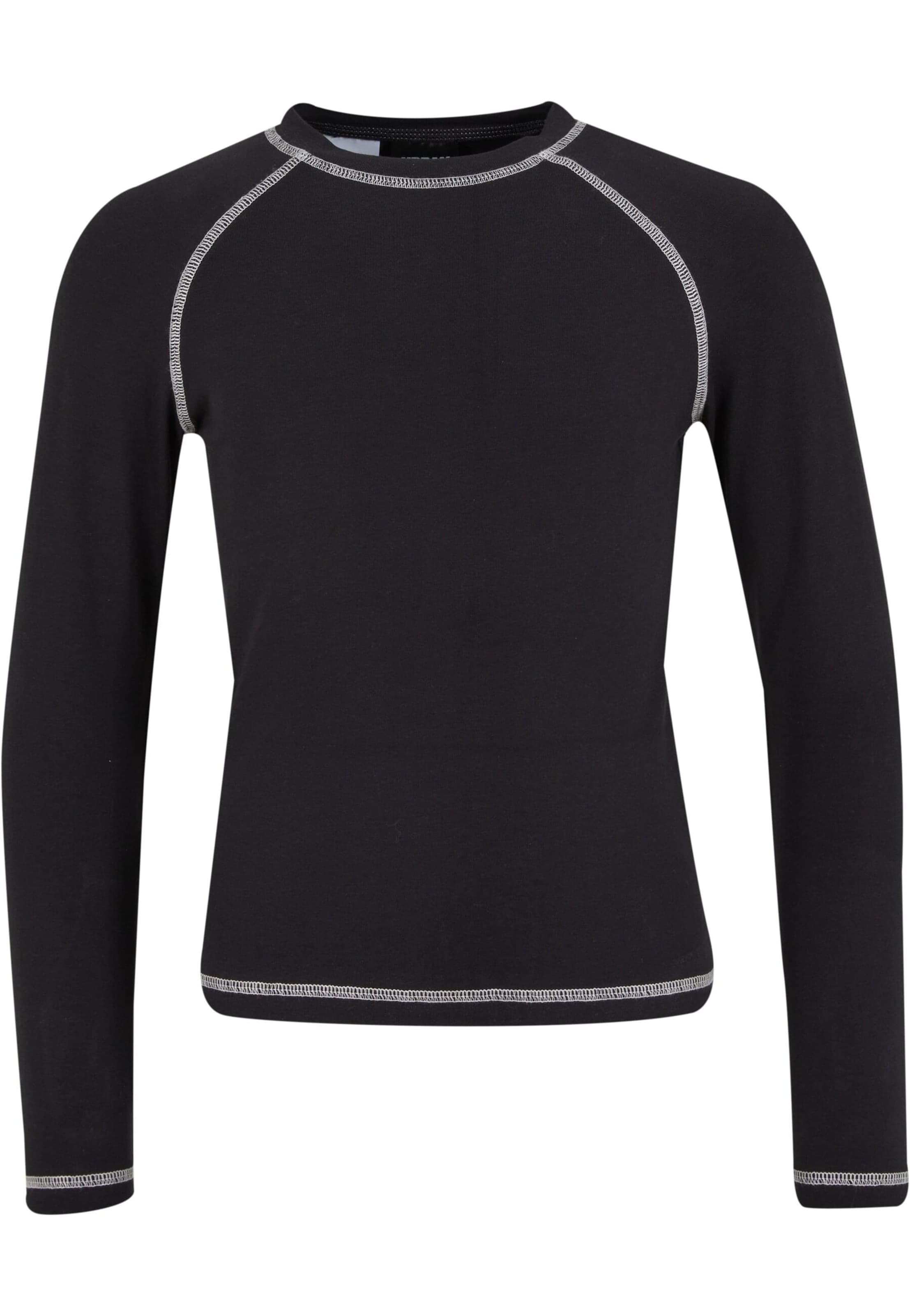 Urban Classics Shirt in Zwart: voorkant