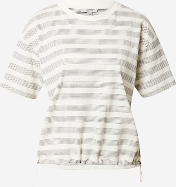 T-shirt comma casual identity en beige : devant