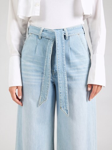 SCOTCH & SODA - Pierna ancha Pantalón vaquero plisado 'Luna' en azul