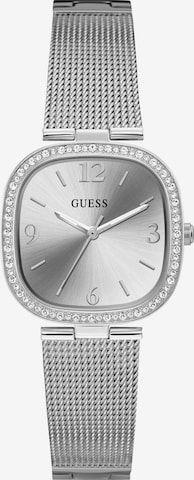 GUESS Analog Watch ' TAPESTRY ' in Silver: front