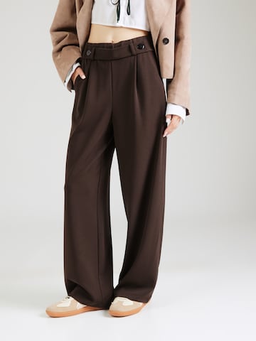 Wide Leg Pantalon à pince 'VMSTAR' VERO MODA en marron : devant