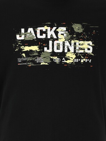 Jack & Jones Plus T-Shirt in Schwarz