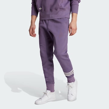 ADIDAS ORIGINALS Tapered Pants 'Adicolor Neuclassics' in Purple: front