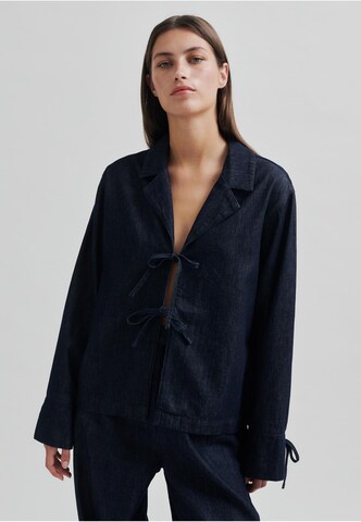 SECOND FEMALE Blazer 'Alluet' in Blau: Vorderseite