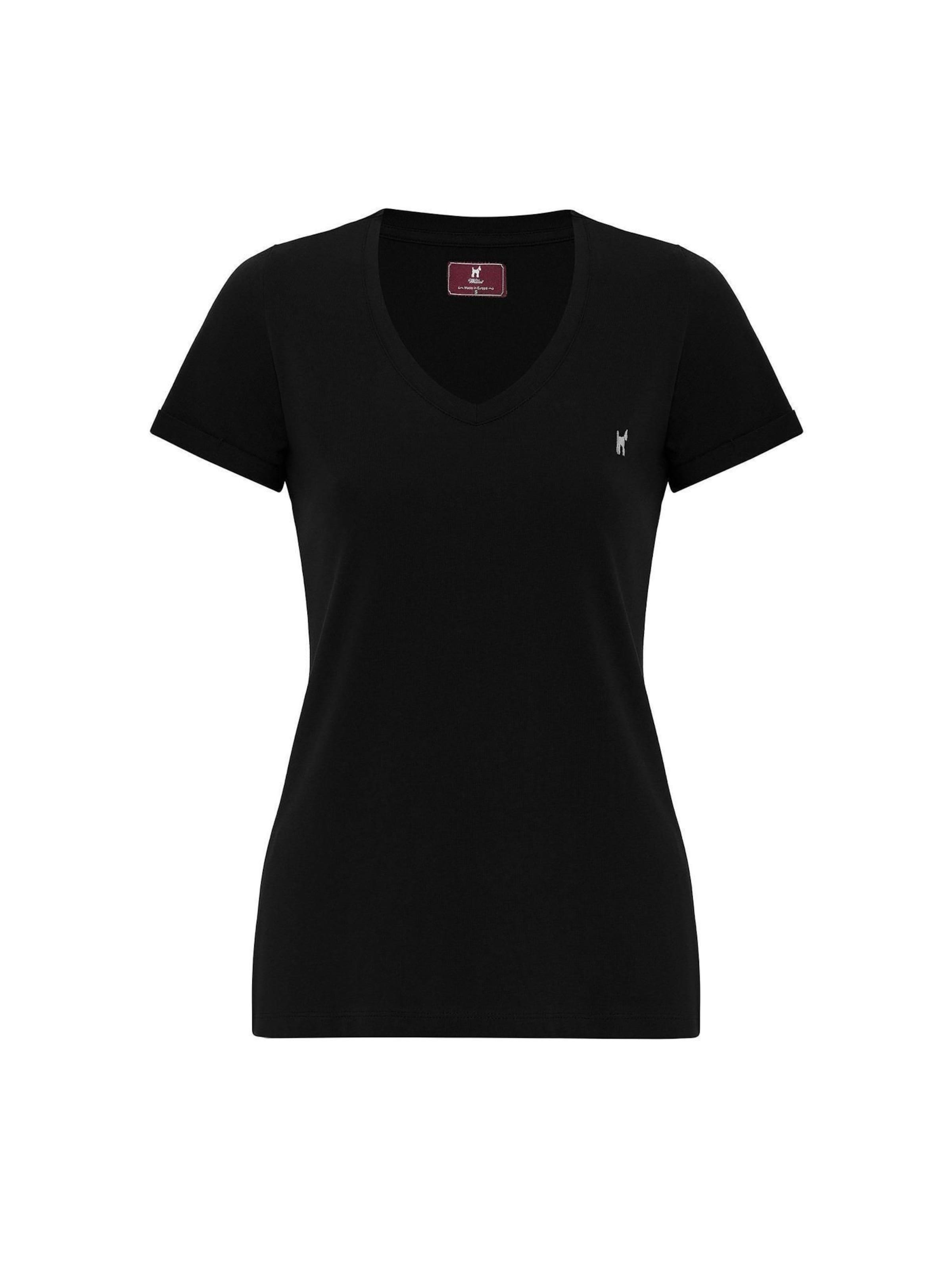 Williot Μπλουζάκι σε μαύρο: μπροστά