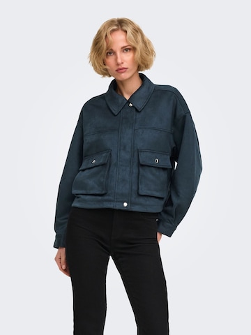 Veste mi-saison 'ONLEstela' ONLY en bleu : devant