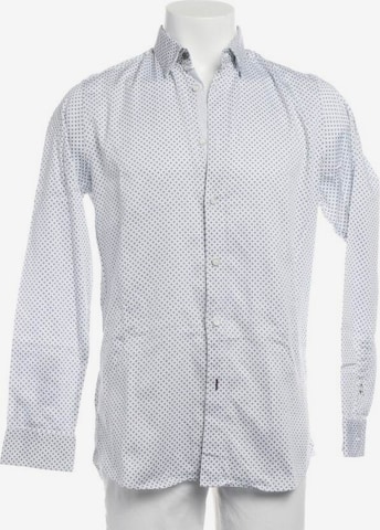 Ted Baker Button Up Shirt in M in Grey: front