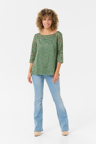 Chemisier 'Pria' Cream en vert