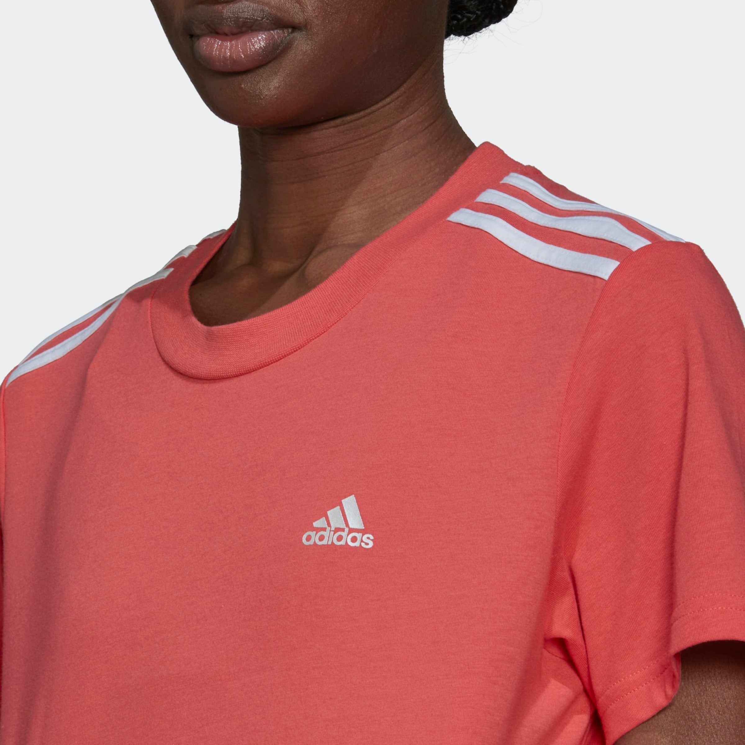 Femme T-shirt fonctionnel ADIDAS PERFORMANCE en Rouge 