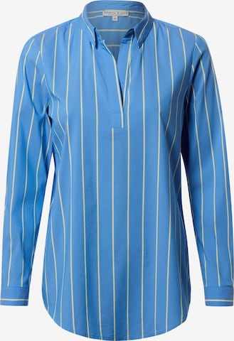 Chemisier Marie Lund en bleu : devant