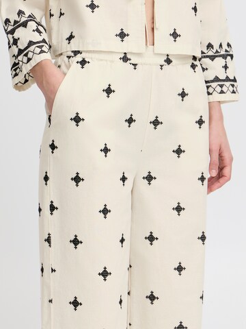 Wide leg Pantaloni 'BYDUNIA' di b.young in beige