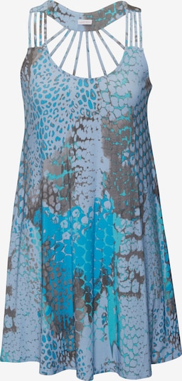 BUFFALO Haljina za plažu u azur / akvamarin / siva / pastelno ljubičasta, Pregled proizvoda