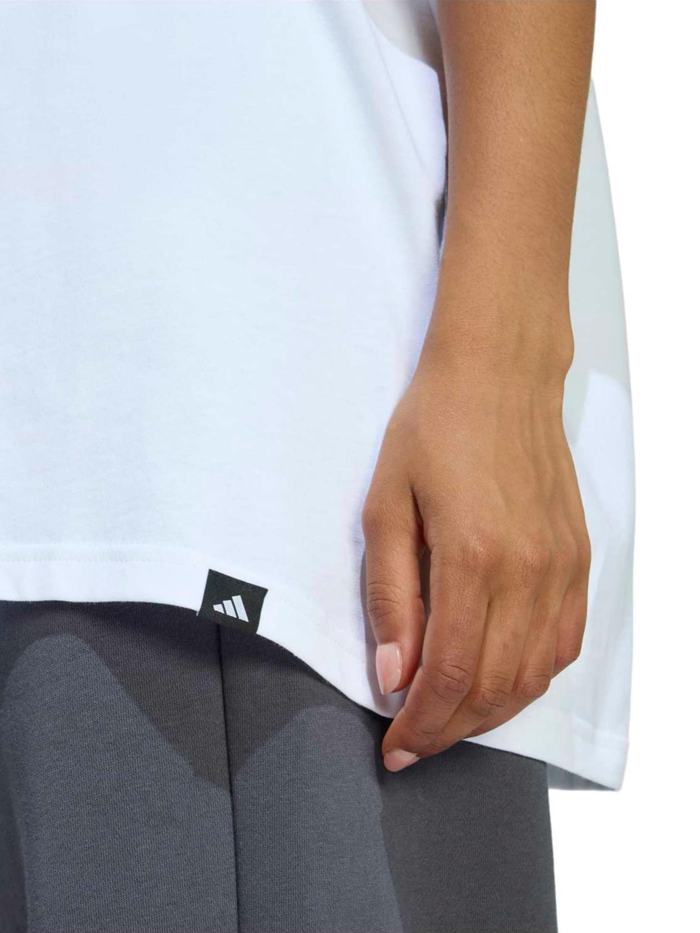 ADIDAS SPORTSWEAR Funktsionaalne särk 'SOFT SIDE', värv valge