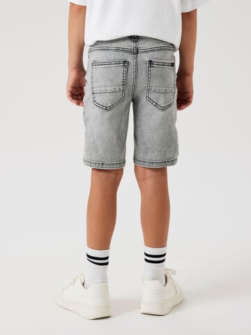 NAME IT Slimfit Džíny 'Theo' – šedá