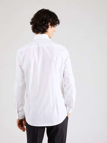 BOSS Slim fit Button Up Shirt 'H-Hank' in White