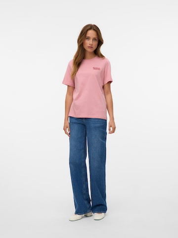 VERO MODA Tričko 'VMFRIGGA PAULINA' – pink