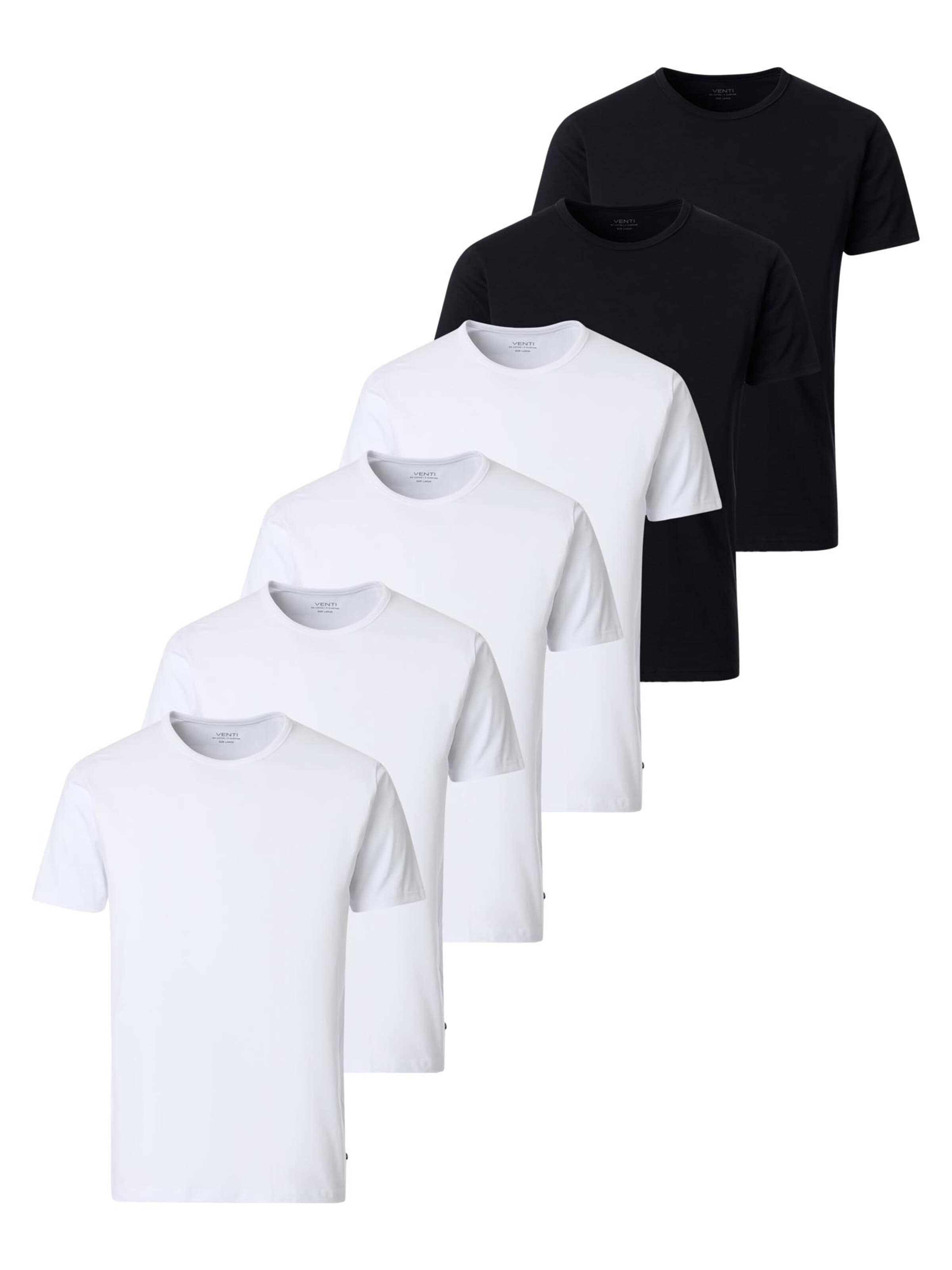 VENTI Shirt 'Basic' in Black: front