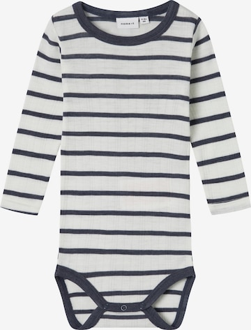 NAME IT Rompertje/body 'NBMWang' in Wit: voorkant