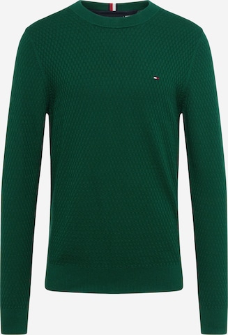 TOMMY HILFIGER Trui in Groen: voorkant