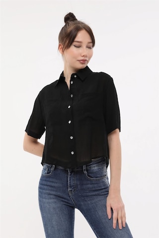 HOME STORE Bluse in Schwarz