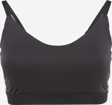 ADIDAS PERFORMANCE Bustier Sport-BH in Schwarz: predná strana