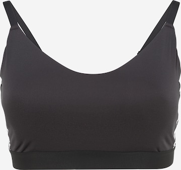 ADIDAS PERFORMANCE Bustier Sport bh in Zwart: voorkant