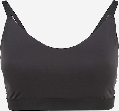 ADIDAS PERFORMANCE Soutien-gorge de sport en noir / blanc, Vue avec produit