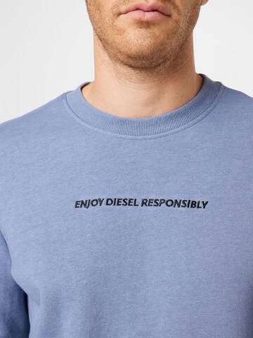 DIESEL Sweatshirt 'GIRK' in Blue